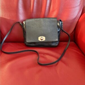 Furla Black Leather Crossbody Bag